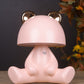 Cute Bunny Lamp with Bluetooth Speaker- Pink