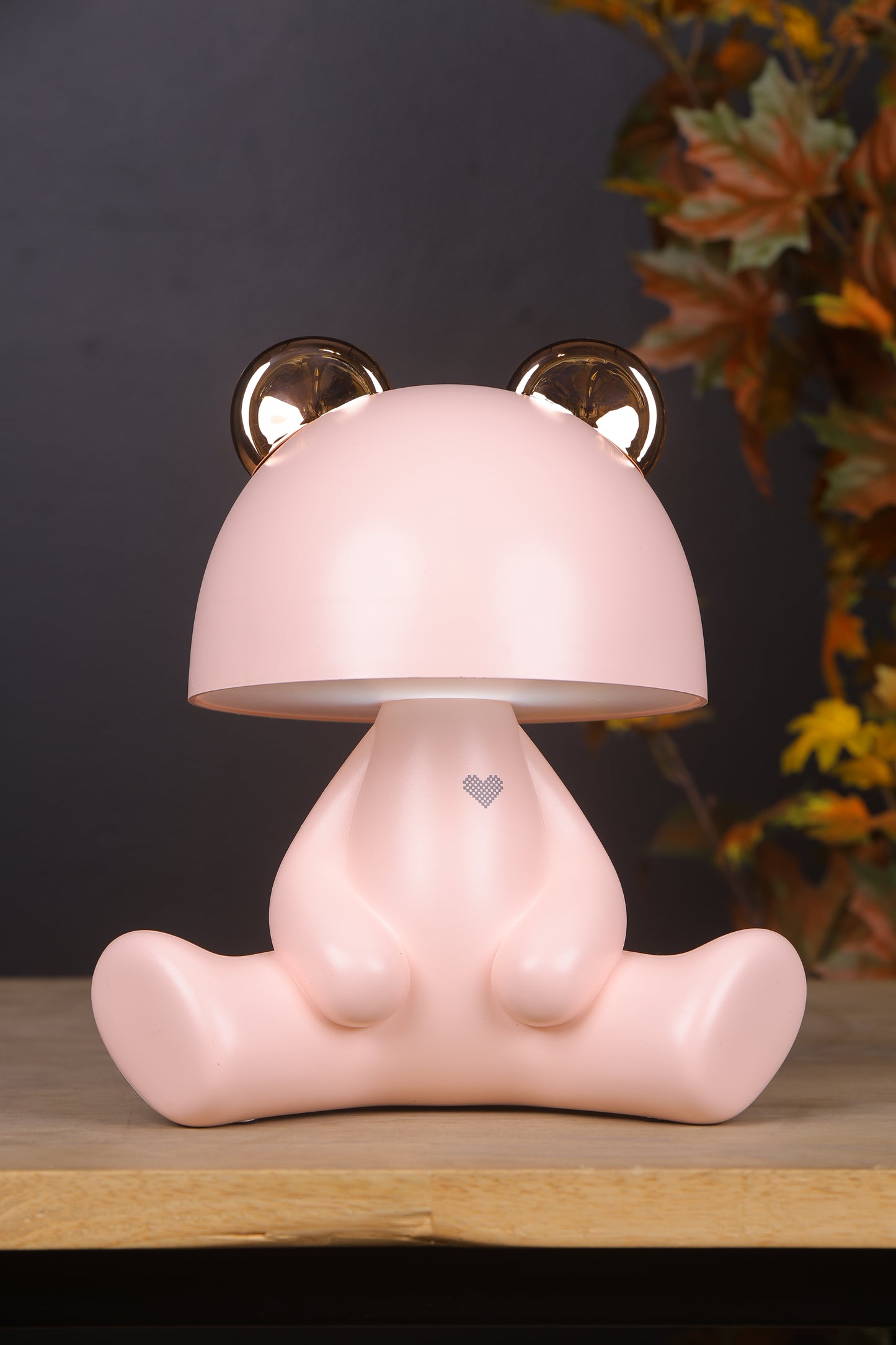 Cute Bunny Lamp with Bluetooth Speaker- Pink