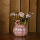 Artificial Roses and Lilies Bunch, Ceramic Vase Pink