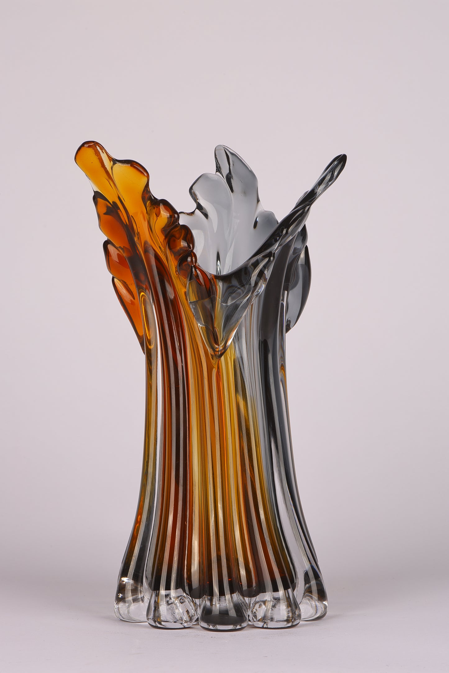 Hand-Blown glass vase for elegant display