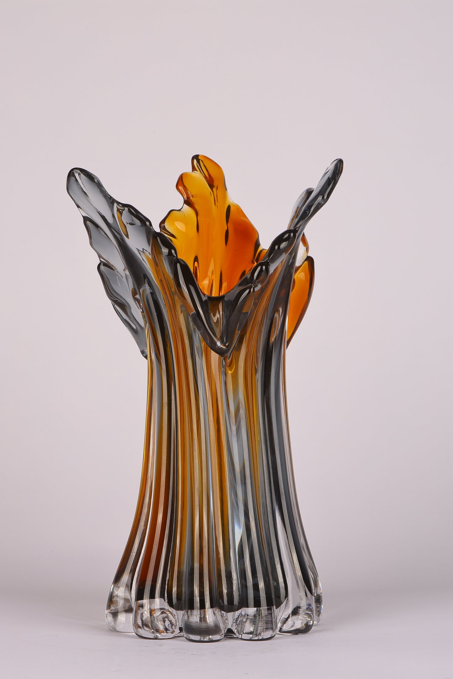 Hand-Blown glass vase for elegant display