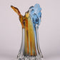 Flowing glass sculpture vase for stylish homes