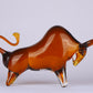Majestic Charging Bull Statue Crystal Sculpture