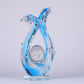 Modern Extract Blue Ocean Wave Crystal Ball - Blue