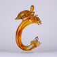 Turtle of the Tides Crystal Sculpture Home Decor Goodluck Figurine - Orange