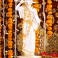 18" Standing Krishna with Bansuri - White Decorative Marble statue with Gold tone | Ideal for temple or showpiece