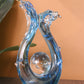 Modern Extract Blue Ocean Wave Crystal Ball - Blue