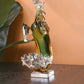 Elegant Horse Crystal Mermaid Pony Home Decor Piece - Green