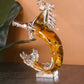 Elegant Horse Crystal Mermaid Pony Home Decor Piece - Yellow