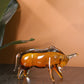Ferocious Bull Statue with horns Crystal Scuplture