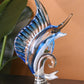 Luxury Crystal Seahorse Showpiece Ocean Inspired Decor
