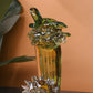 Turtle of the Tides Crystal Sculpture Home Decor Goodluck Figurine - Green
