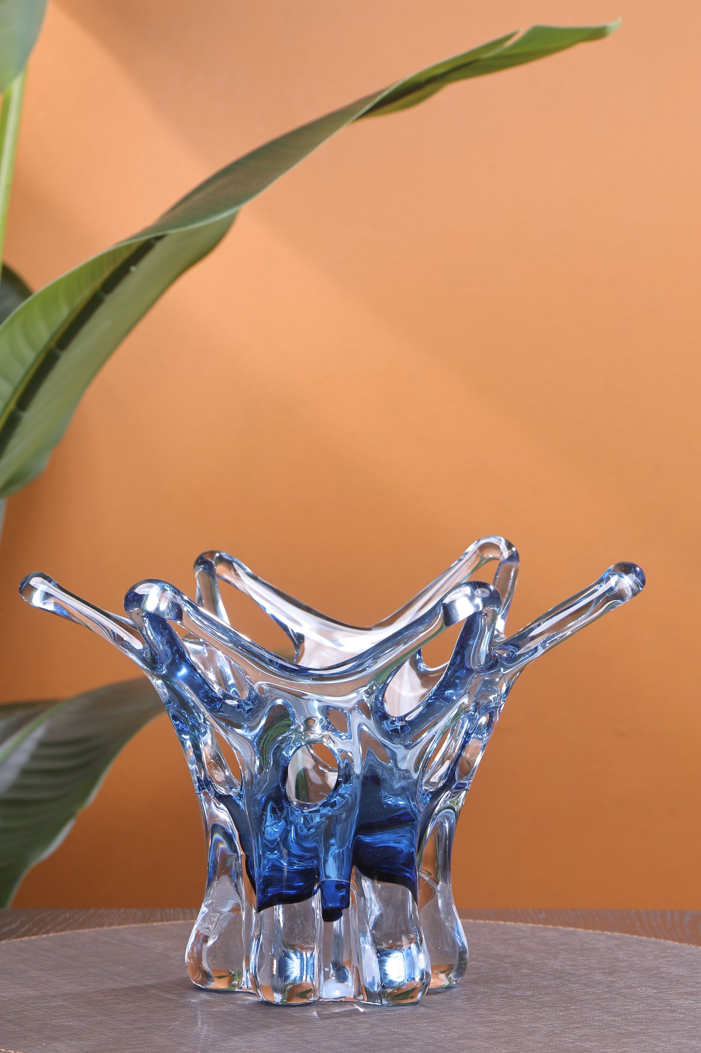 Multi-Purpose crystal flower vase & showpiece