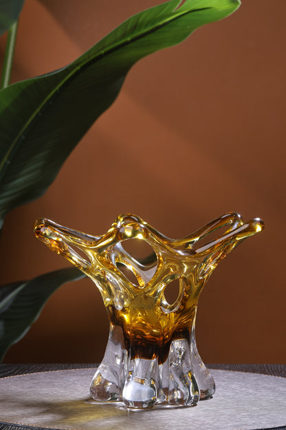 Elegant Crystal glass showpiece for modern décor