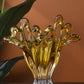 Crystal vase showpiece for table top décor