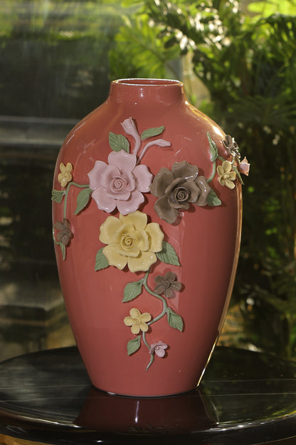 Decorative Porcelain Vase for Living Room Accent