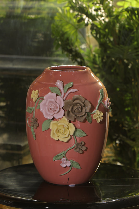 Abstract Ceramic Flower Vase