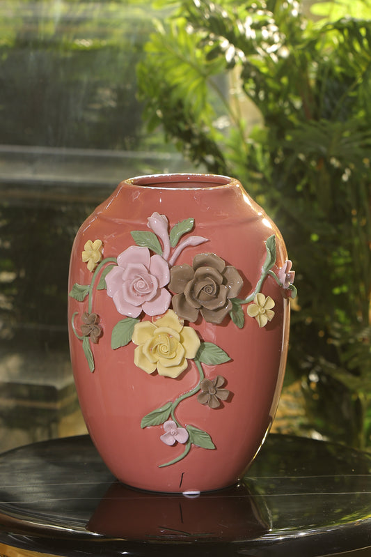 Abstract Ceramic Flower Vase