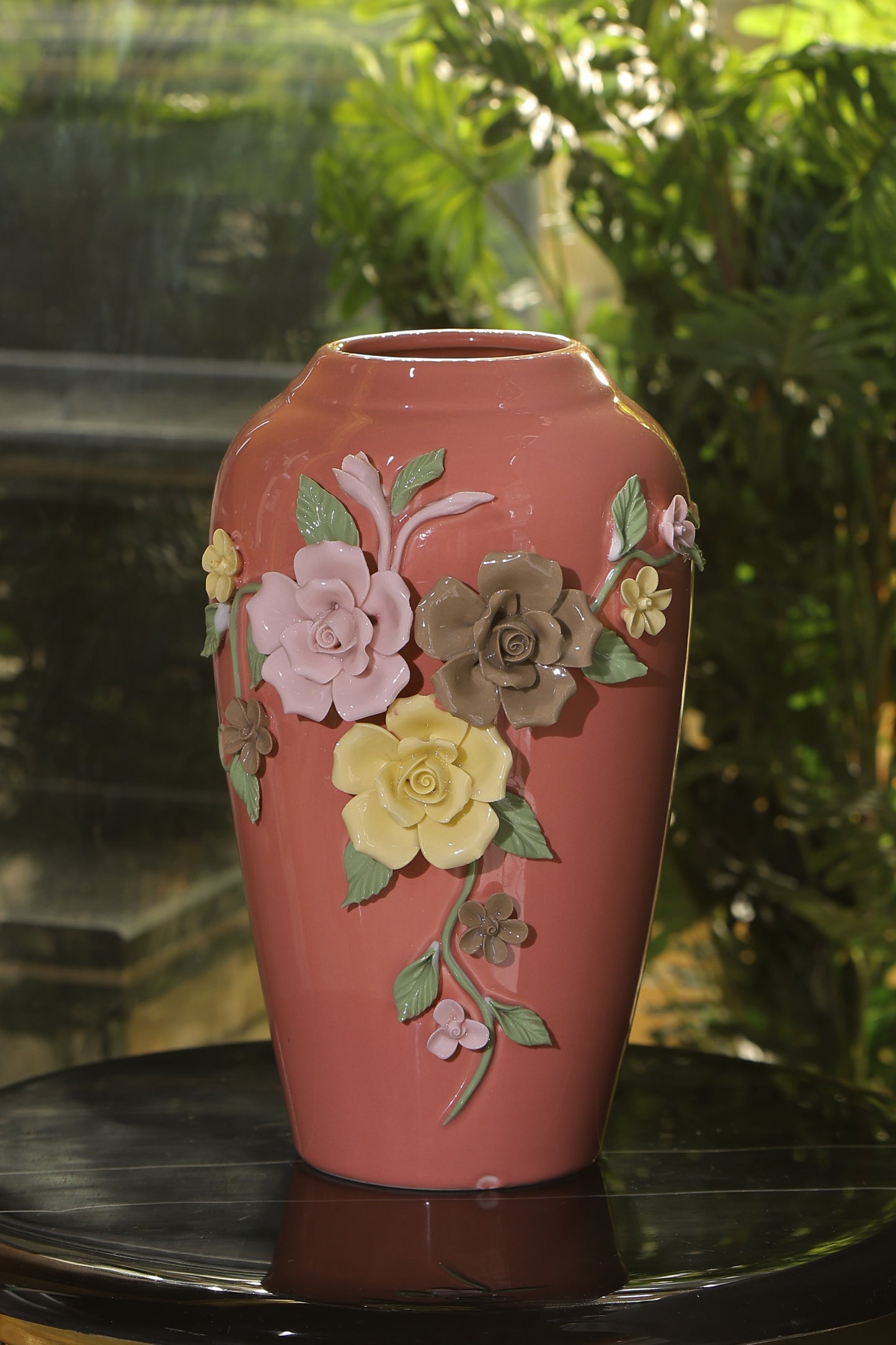 Pastel Toned Flower Vase for Subtle Decor