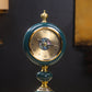Elegant Mother of Pearl dial Table Clock with Candlestands