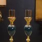Elegant Mother of Pearl dial Table Clock with Candlestands