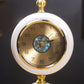 Elegant Mother of Pearl dial Table Clock with Candlestands