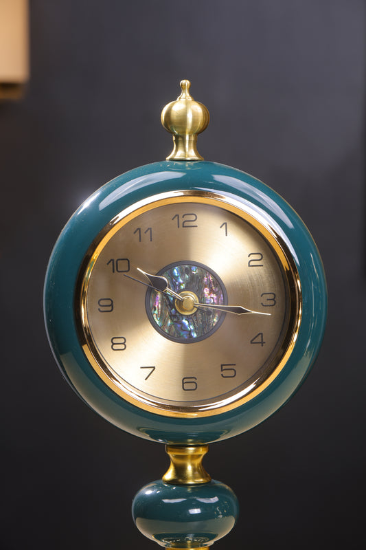 Elegant Mother of Pearl dial Table Clock