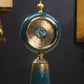 Classy Mother of Pearl dial Table Clock with Candlestands