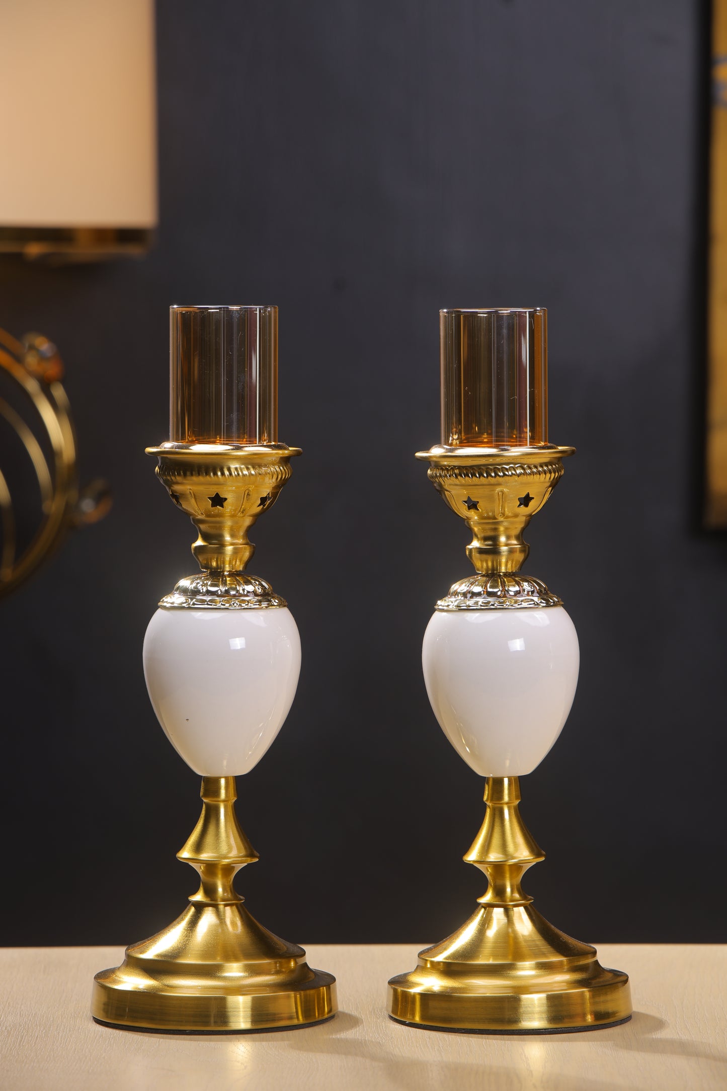 Elegant Candlestands Pair of 2