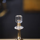 Stylish Golden Mirror Candle Stand for Table Settings