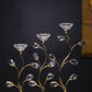 Chic Gold Mirror Candle Stand for Center Tables