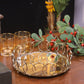 Golden Spiral Mirror Tray for Home Decor